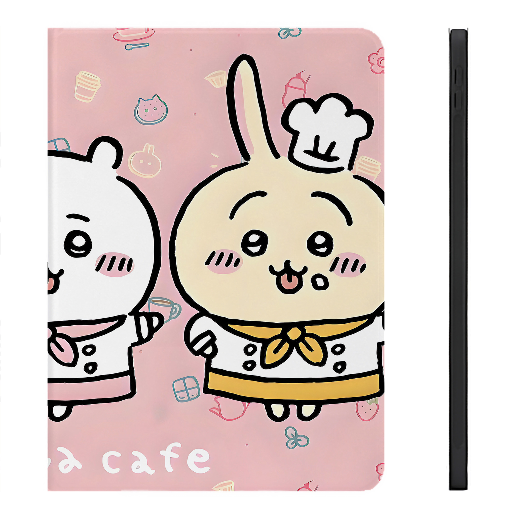 （画像用） ちいかわ Chii-kawa IPadケース ペンホルダー付き ブックスタイルデザイン